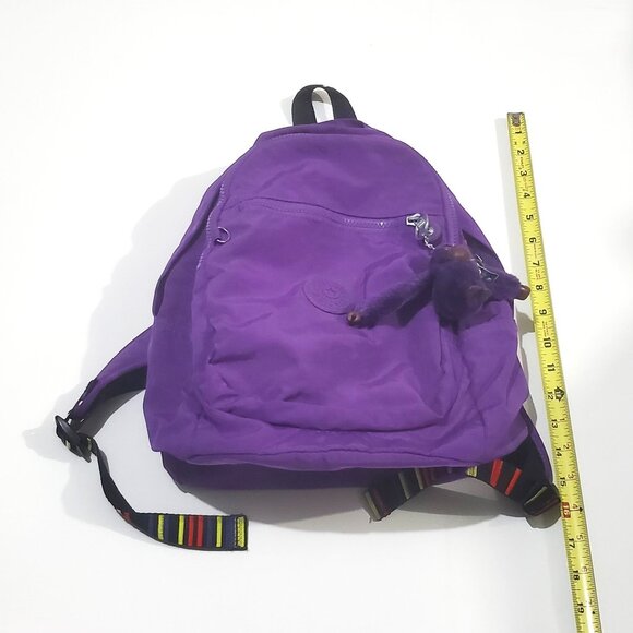 KIPLING Backpack Medium size Purple Durable Roomy adustable Shoulder Straps main image 7
